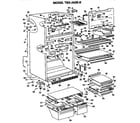 GE TBX24ZKBR cabinet parts diagram