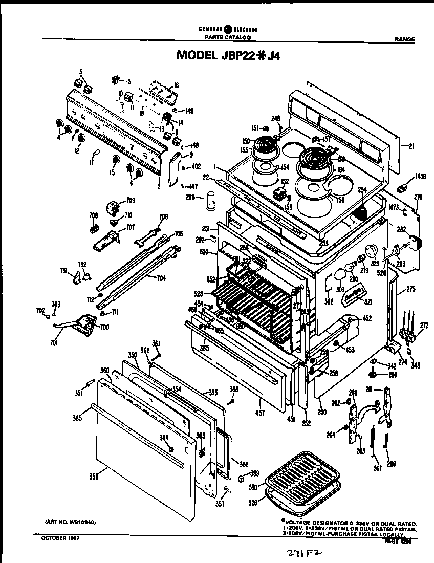 Main body/cooktop/controls