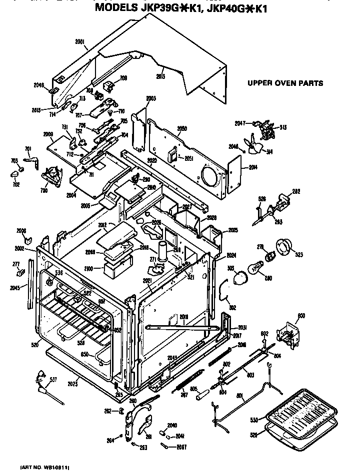 Upper oven