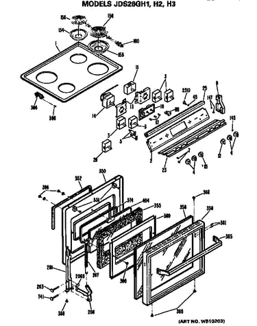 Cooktop/controls