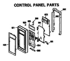 GE JET3400D1 control panel diagram