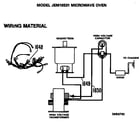 GE JEM10E01 wiring material diagram