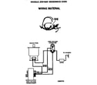 GE JEM10001 wiring material diagram