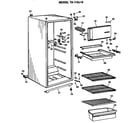 GE TA11SJBRWH cabinet parts diagram