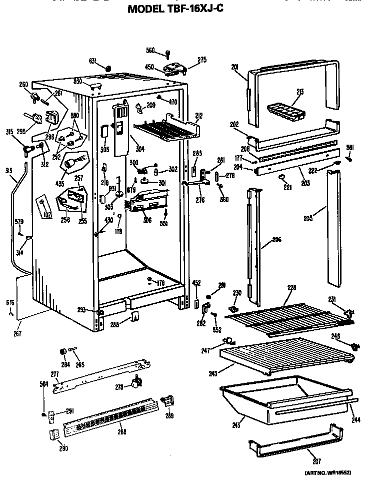 Cabinet parts