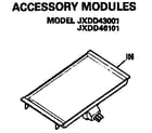 GE JXDD46101 accessory modules diagram