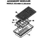 GE JP372B9K2 accessory modules diagram