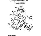 GE JP362B9K1 accessory modules diagram