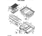 GE JP362B9K1 cooktop diagram