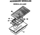 GE JP378B9K1 accessory modules diagram