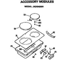 GE JP378B9K1 accessory modules diagram