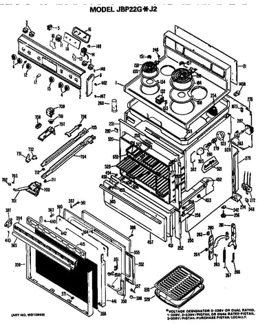 Main body/cooktop/controls