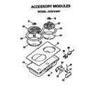 GE JP372B9K1 accessory modules diagram