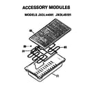 GE JP373B1K1 accessory modules diagram