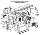 GE A3B588DCAL2Z replacement parts diagram