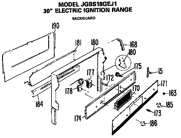 Backsplash assembly