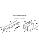 Backsplash/oven door
