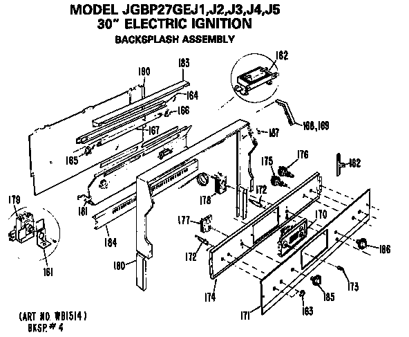 Backsplash assembly