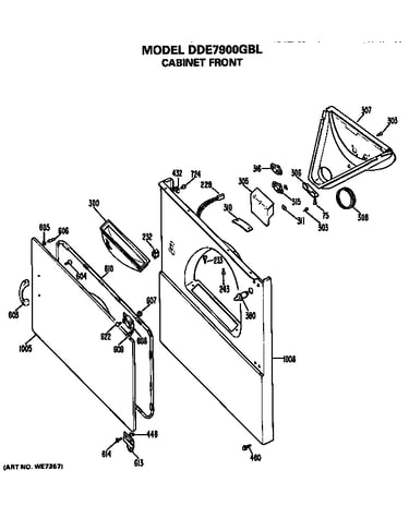 Cabinet front