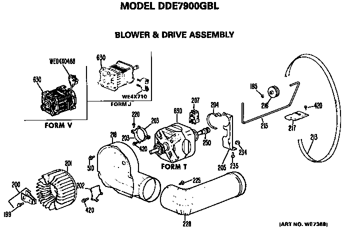 Blower and drive assembly