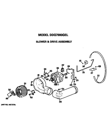 Blower and drive assembly