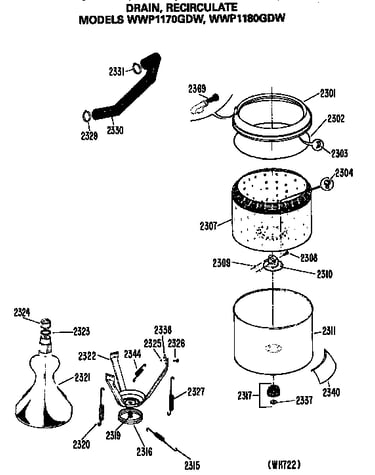 Drain recirculate