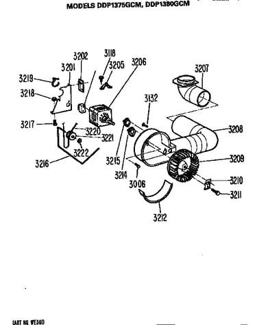 Motor and blower