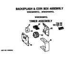 GE WWC7500FCL timer assembly for wwc8000fcl,wwc8100fcl and wwc9000fcl diagram