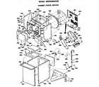 GE WSM2000HAW cabinet and heater diagram