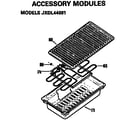 GE JP672B9K3 accessory modules diagram