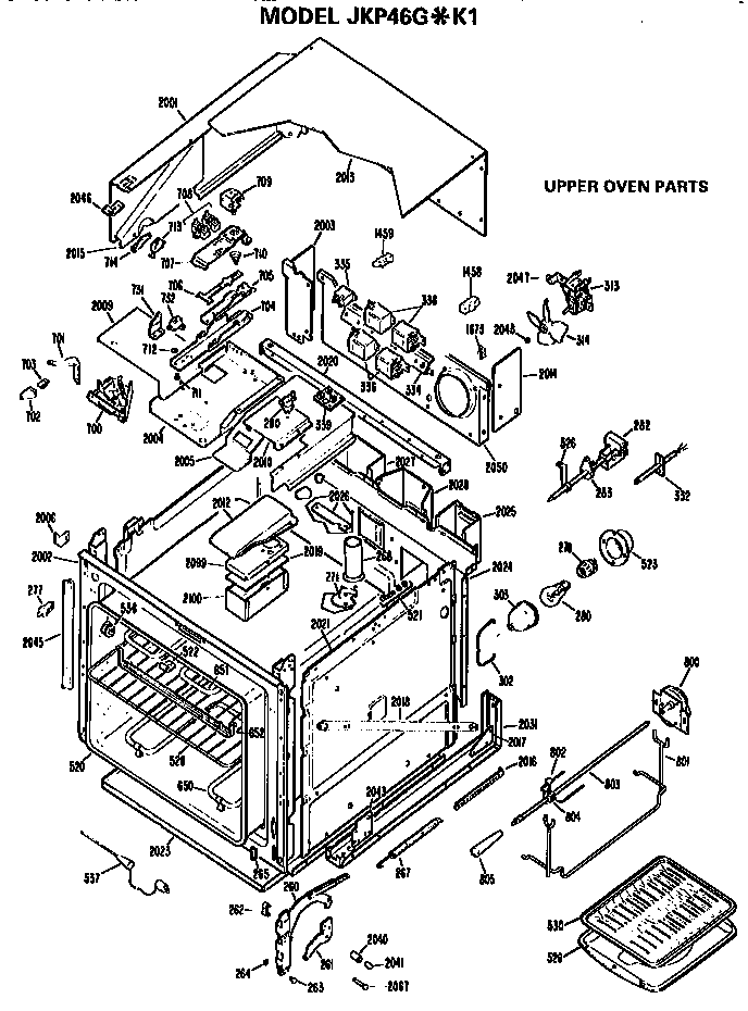 Upper oven