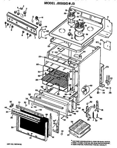 Main body/cooktop/controls