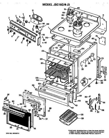 Main body/cooktop/controls