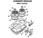 GE JP372B9K4 accessory modules diagram