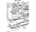 GE TBX22ZKBR cabinet parts diagram