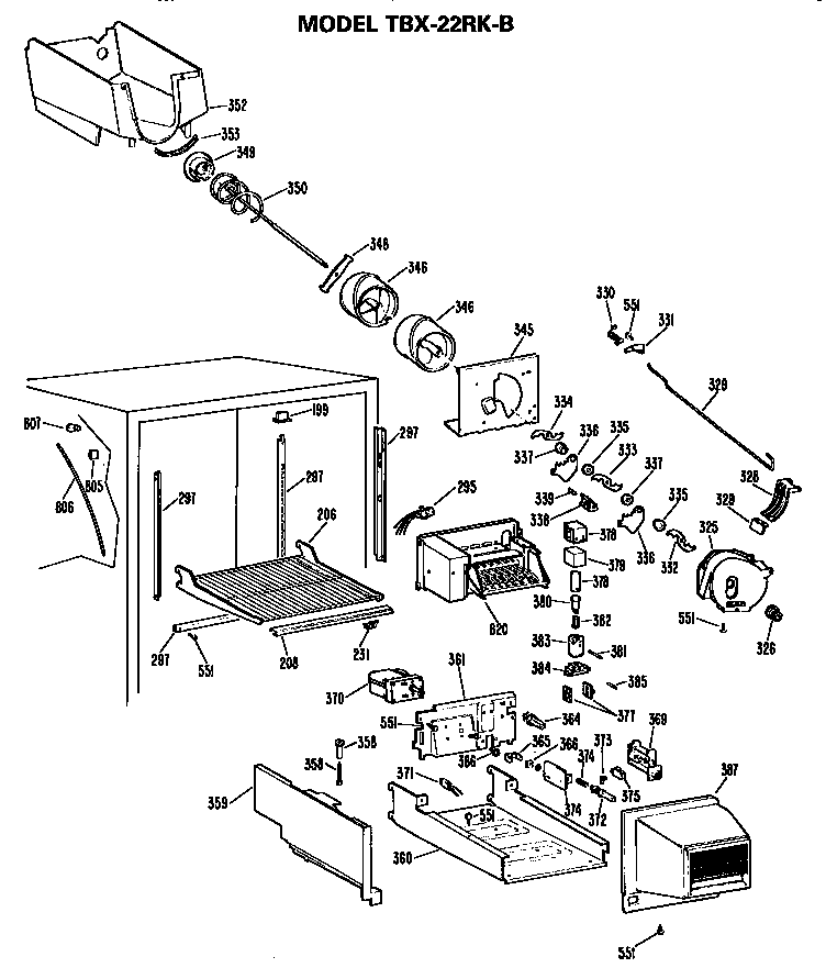 Ice bucket/auger