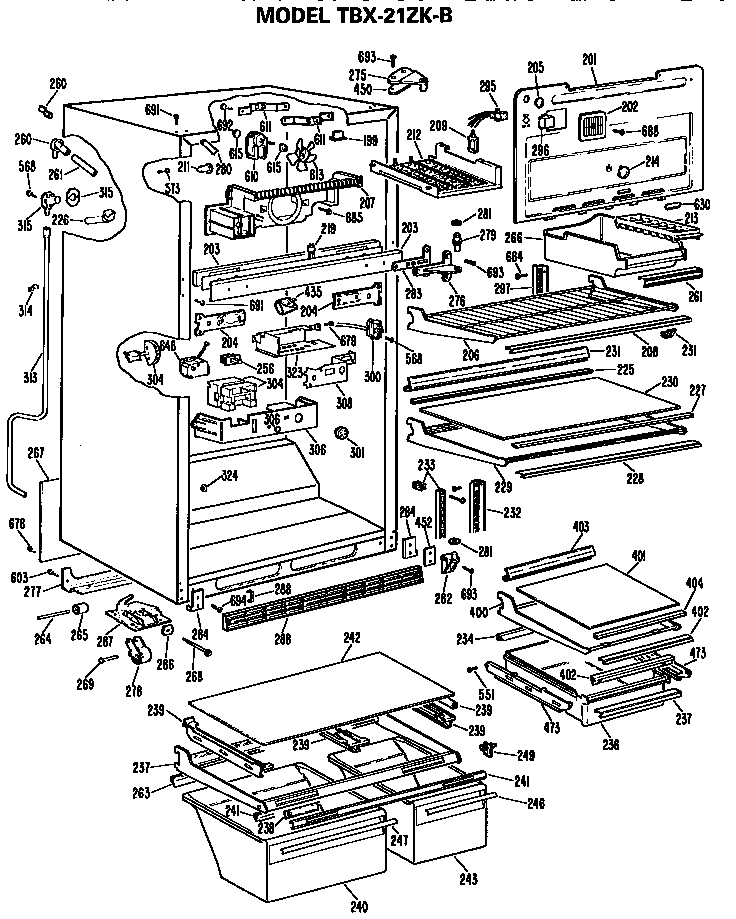 CABINET PARTS