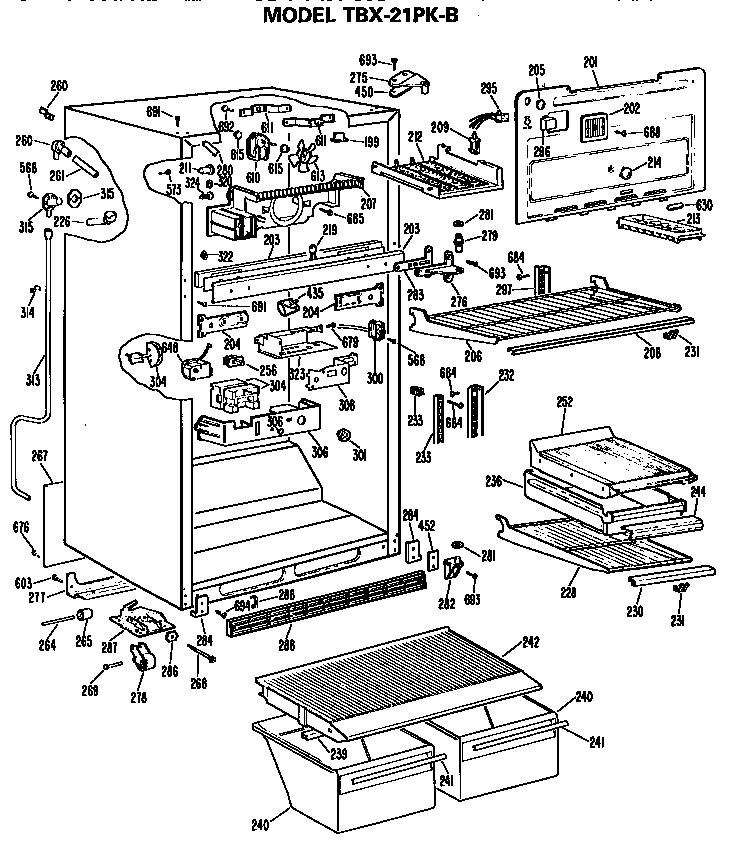 CABINET PARTS