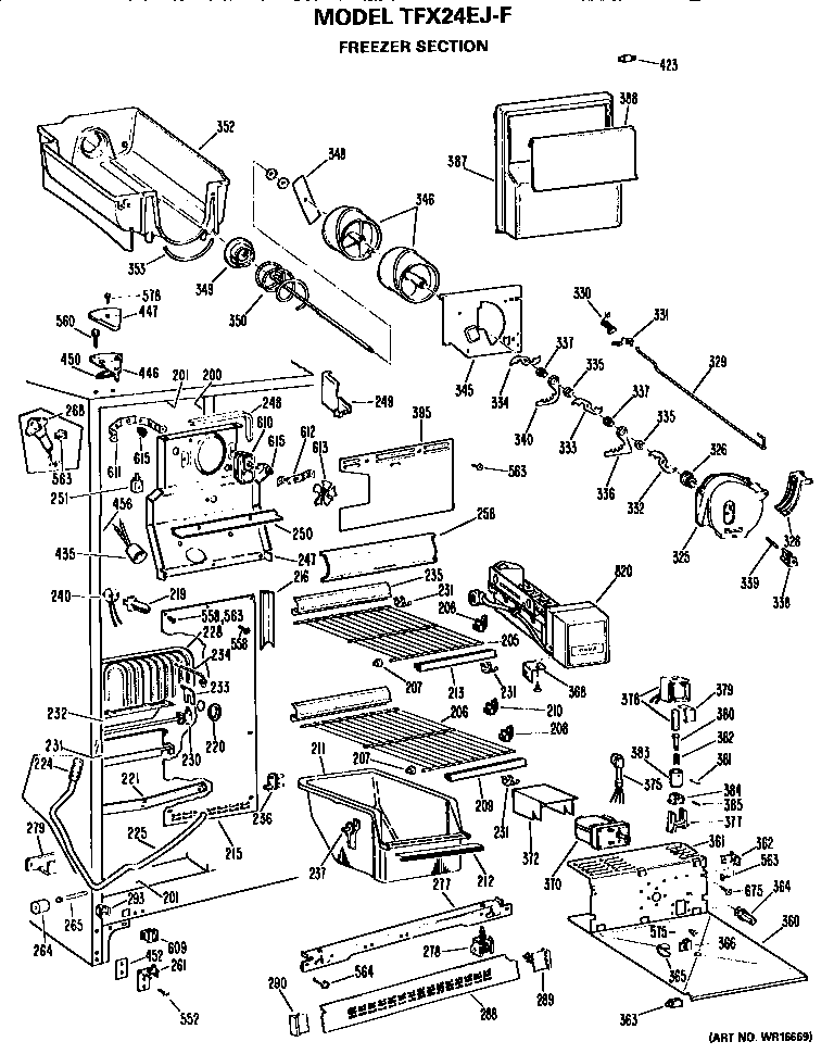 Freezer section