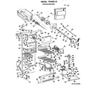 GE TFX24FJE freezer section diagram