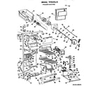 GE TFX27EJE freezer section diagram