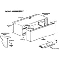GE A3B788CKALD4 cabinet (a3b588decs1y) diagram
