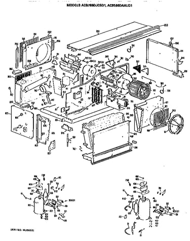 Replacement parts/comp.(acb788djsd1, acb588daalq1)