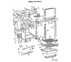 GE TBF16AJCL cabinet parts diagram