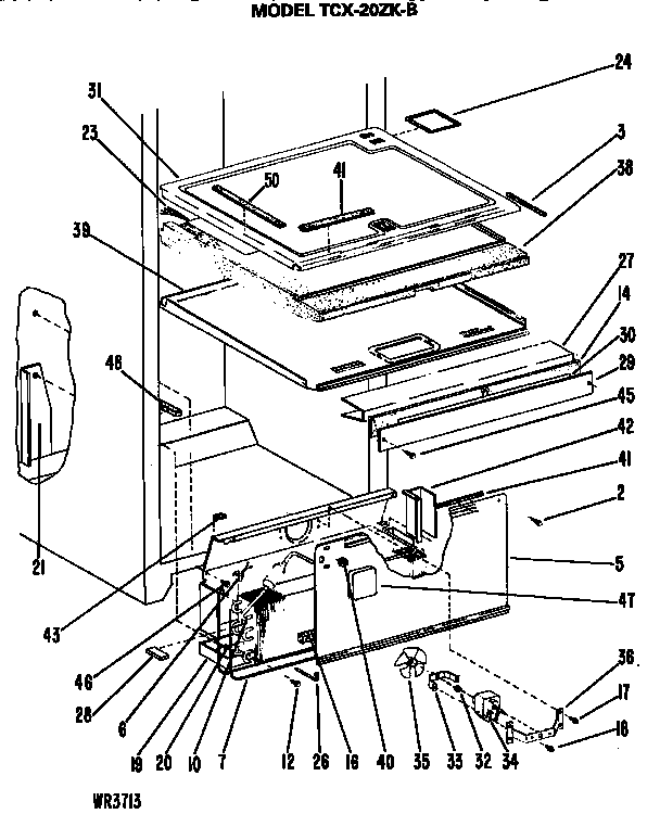Comparment separator/divider block