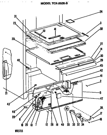 Comparment separator/divider block