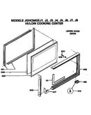 Upper oven door