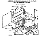 GE JGHC56GEJ3 upper oven body diagram