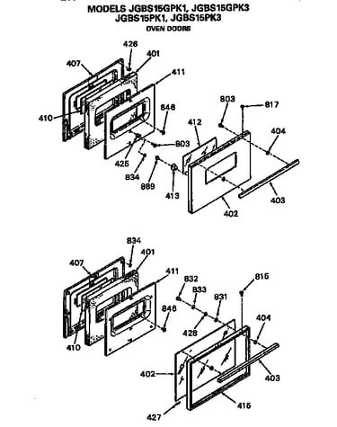 Oven doors