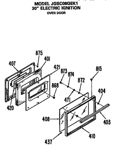 Oven door